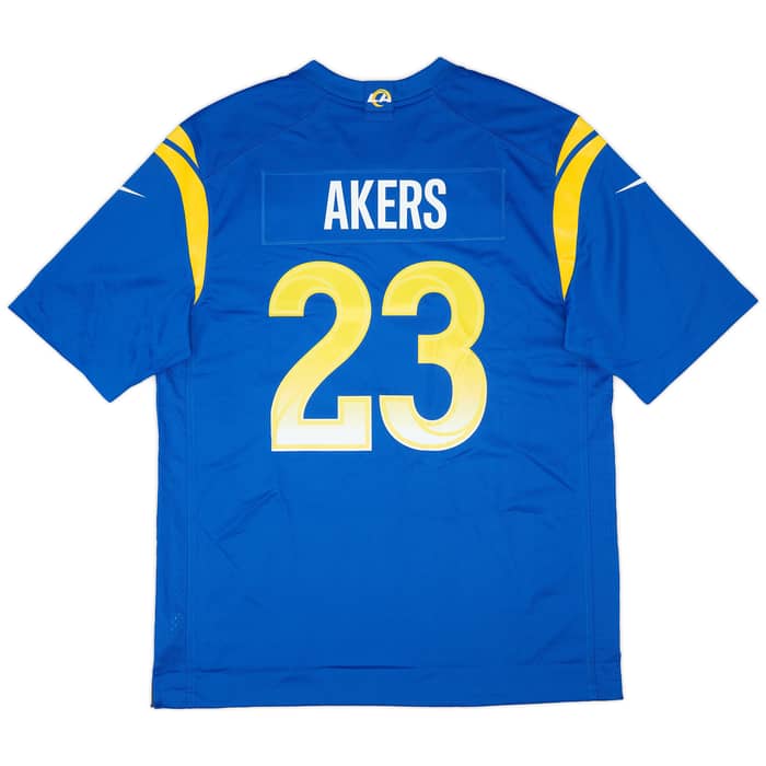 2020-21 LA Rams Akers #23 Nike Game Home Jersey (L)