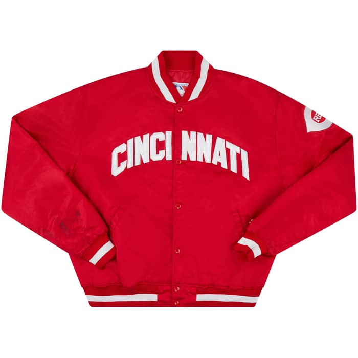 1990s Cincinnati Reds Starter Satin Varsity Jacket (Very Good) XXL