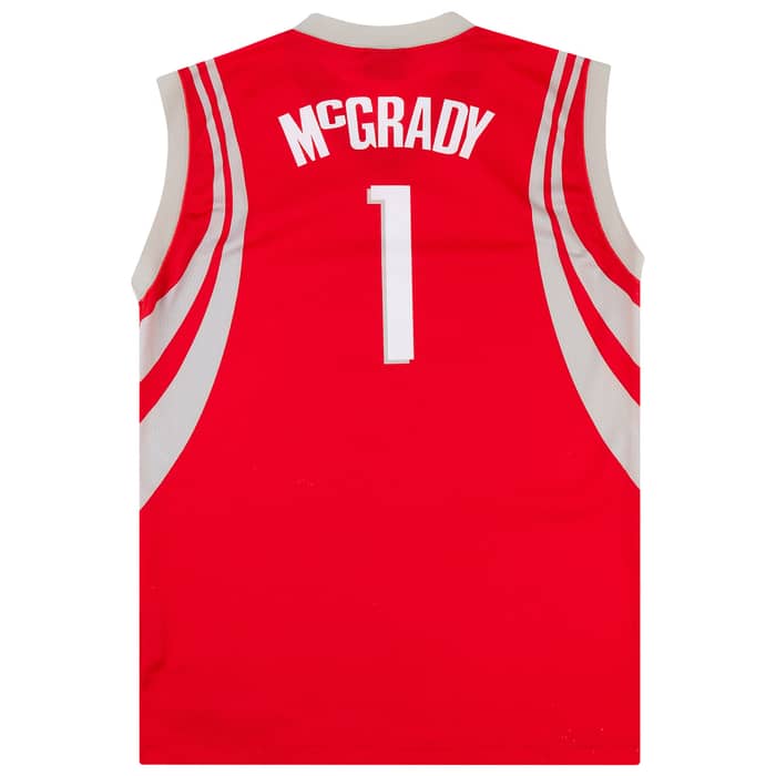 2004-10 Houston Rockets McGrady #1 Champion Away Jersey (Excellent) M