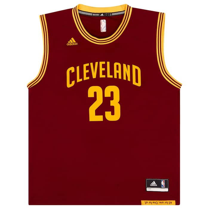 2014-17 Cleveland Cavaliers James #23 adidas Away Jersey (Excellent) XS