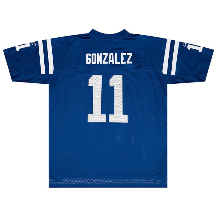 2007 Indianapolis Colts Gonzalez #11 Reebok On Field Home Jersey (Excellent) XXL