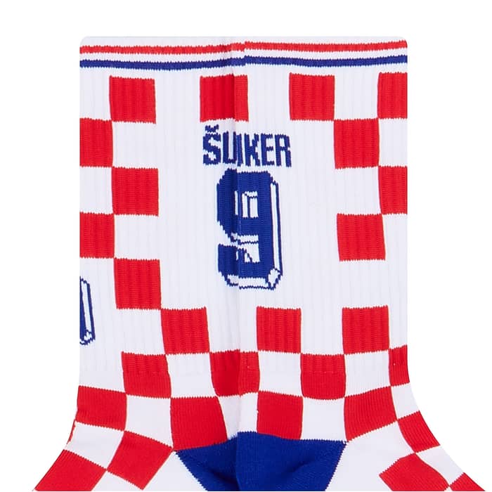 1996-98 Croatia Å uker #9 Home Crew Socks