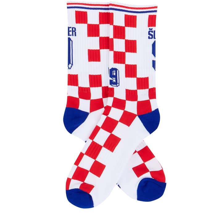 1996-98 Croatia Å uker #9 Home Crew Socks