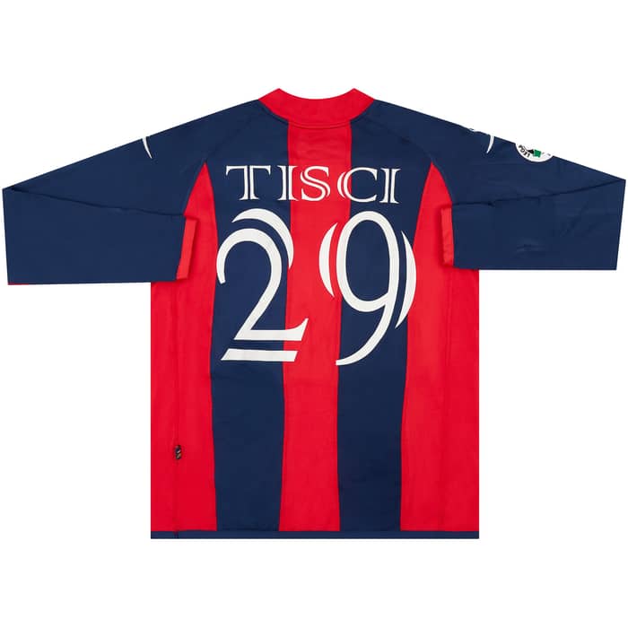 2006-07 Crotone Match Issue Home L/S Shirt Tisci #29