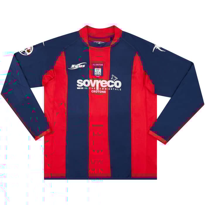 2006-07 Crotone Match Issue Home L/S Shirt Tisci #29