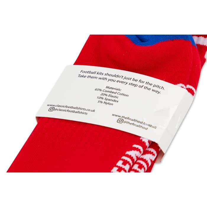 1996-98 Czech Republic Nedved #4 Home Crew Socks