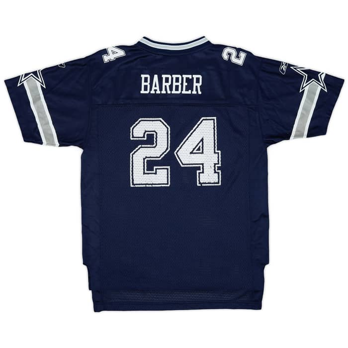 2008-09 Dallas Cowboys Barber #24 Reebok On Field Home Jersey - 6/10 - (XL.Boys)