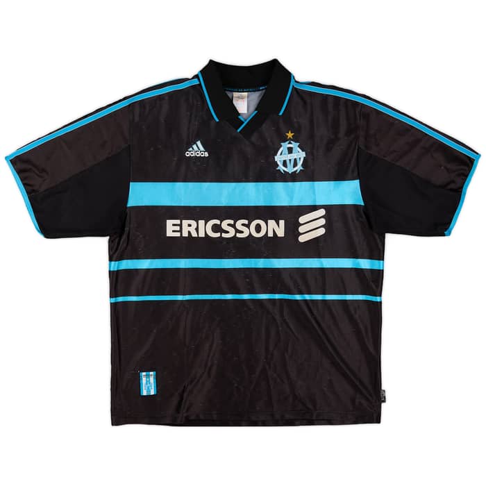 1999-00 Olympique Marseille Third Shirt Dela Pena #10 - 5/10 - (XL)