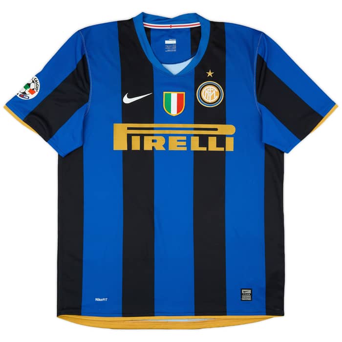 2008-09 Inter Milan Home Shirt Muntari #20 - 5/10 - (L)