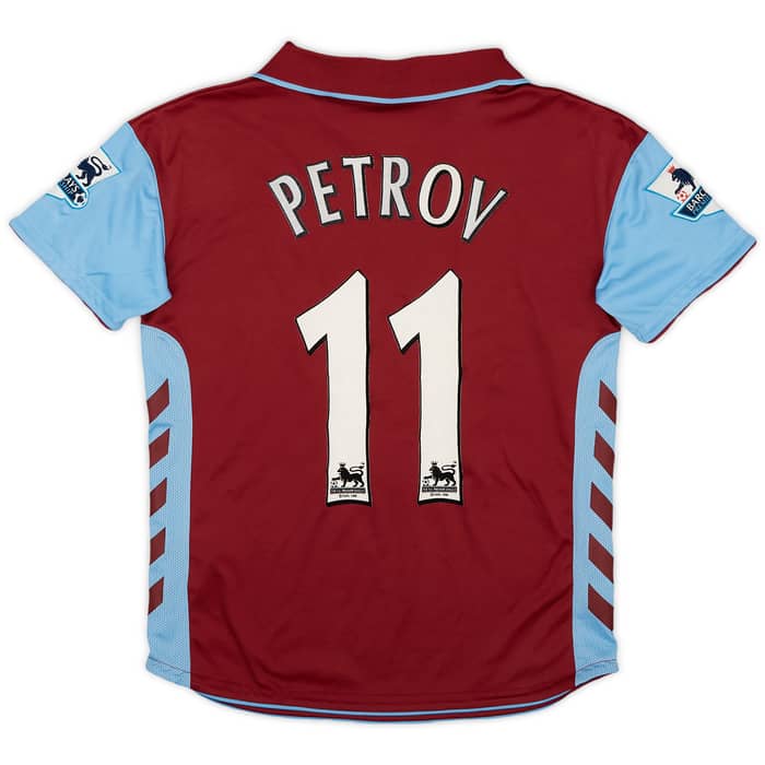 2006-07 Aston Villa Home Shirt Petrov #11 - 7/10 - (L.Boys)