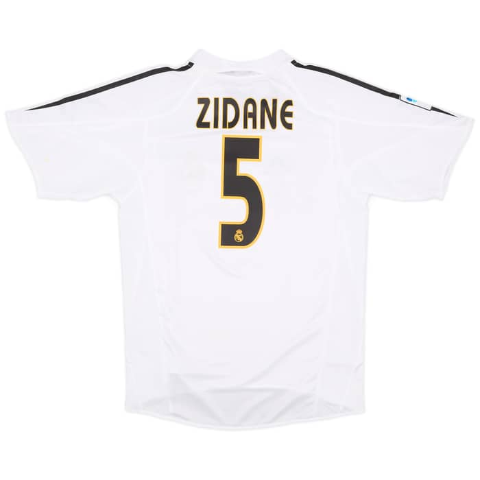 2004-05 Real Madrid Home Shirt Zidane #5 (S)