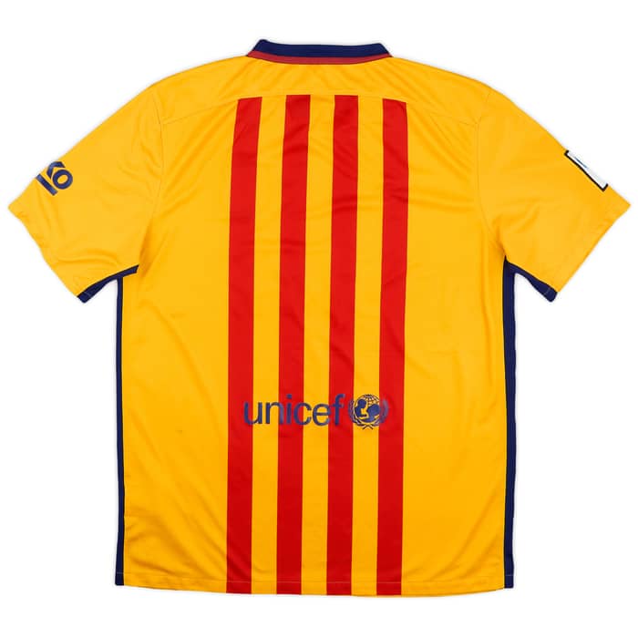 2015-16 Barcelona Away Shirt - 4/10 - (L)