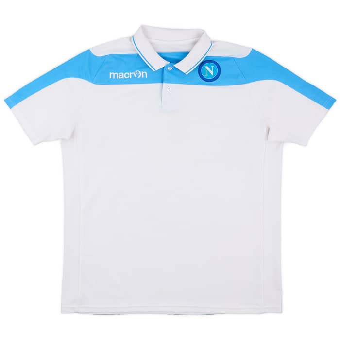 2013-14 Napoli Macron Polo Shirt - 5/10 - (XXL)