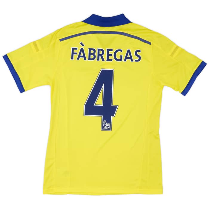 2014-15 Chelsea Player Issue Away Shirt Fabregas #4 (M/L)