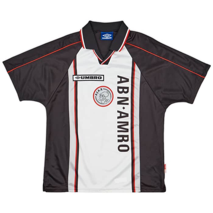 1998-99 Ajax Away Shirt F.De Boer #4 - 8/10 - (L)