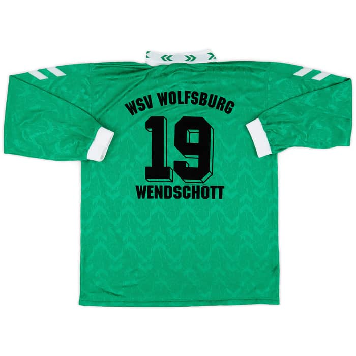 1998-00 Wolfsburg Women Match Issue Home Shirt #19
