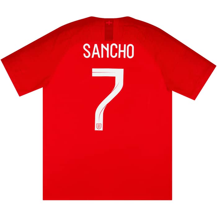 2018-19 England Away Shirt Sancho #7