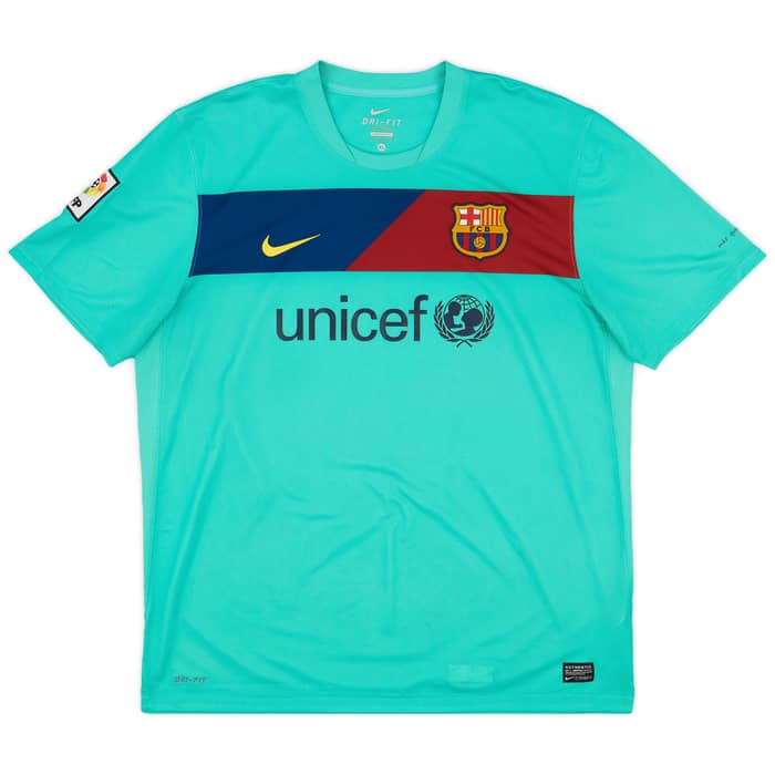 2010-11 Barcelona Away Shirt Messi #10