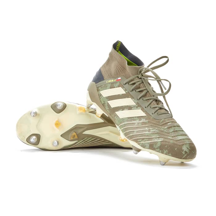 2019 Adidas Match Worn Predator 19.1 Football Boots (Cluadio Bravo) - 7/10 - SG 10½