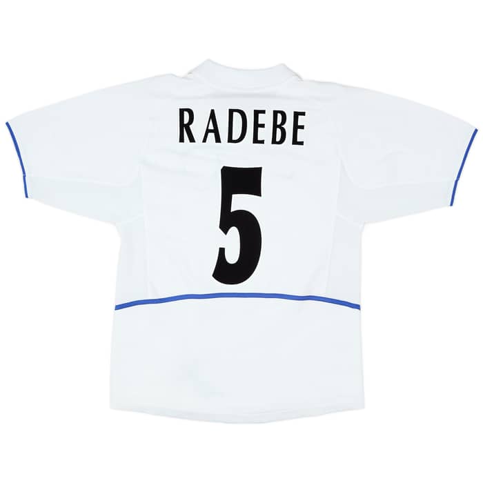 2002-03 Leeds United Home Shirt Radebe #5 - 5/10 - (M)