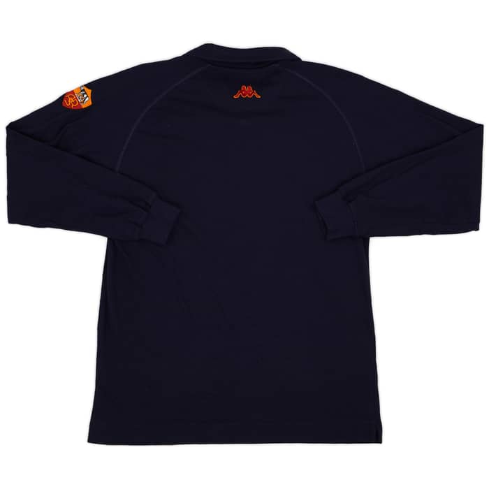 2003-04 Roma Kappa Polo L/S Shirt - 8/10 - (M)