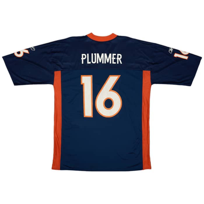 2005-06 Denver Broncos Plummer #16 Reebok Replica Home Jersey - 8/10 - (XL)