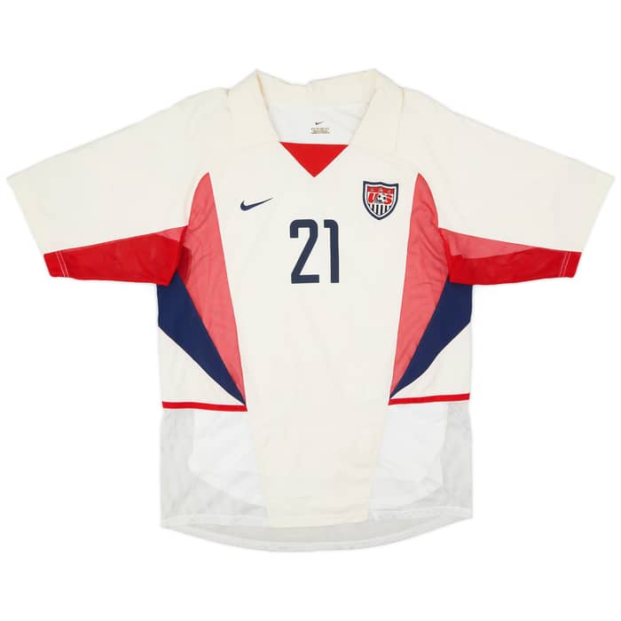 2002-03 USA Player Issue Home Shirt Donovan #21 - 6/10 - (S)