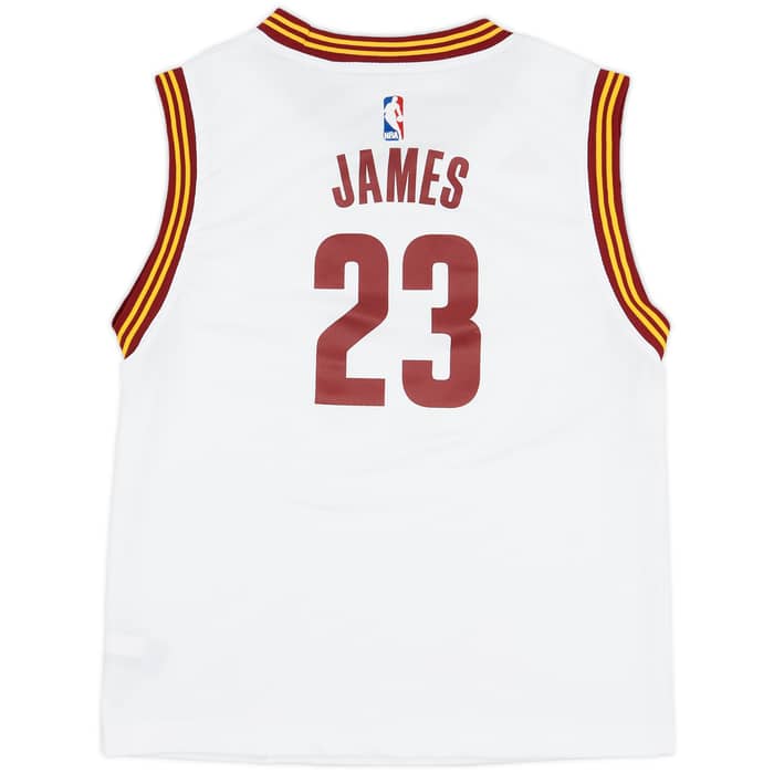2014-17 Cleveland Cavaliers James #23 adidas Home Jersey - 8/10 - (L.Boys)