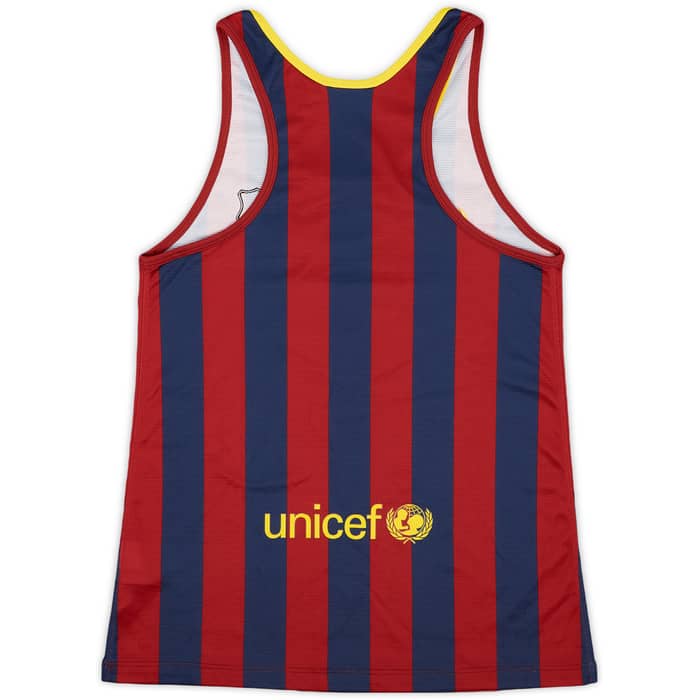 2013-14 Barcelona Nike Basketball Vest - 9/10 - (S)