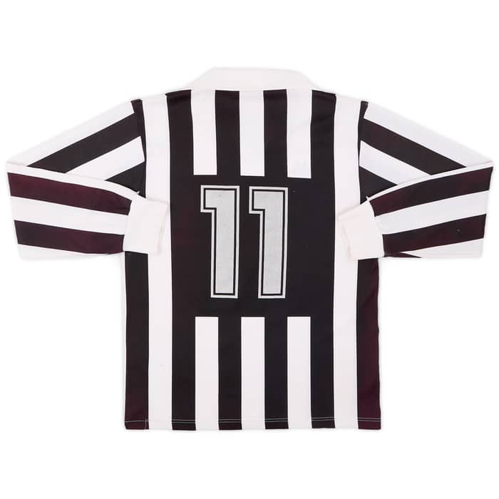 1991-92 Juventus Basic Home L/S Shirt #11 - 6/10 - (S)