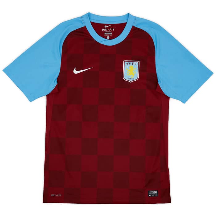 2011-12 Aston Villa Home Shirt Petrov #19 - 9/10 - (S)