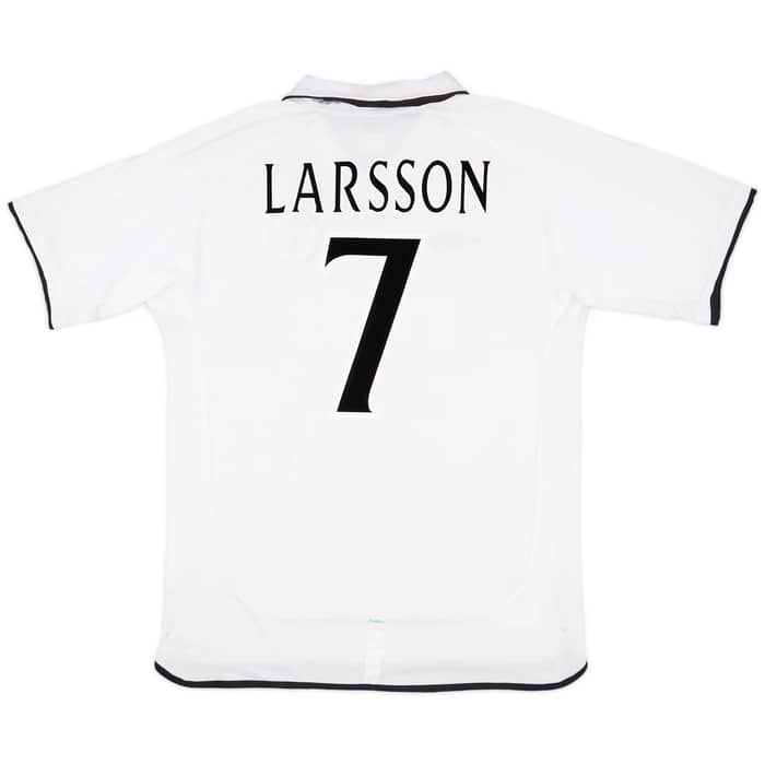 2001-02 Celtic Away Shirt Larsson #7 - 7/10 - (XL)