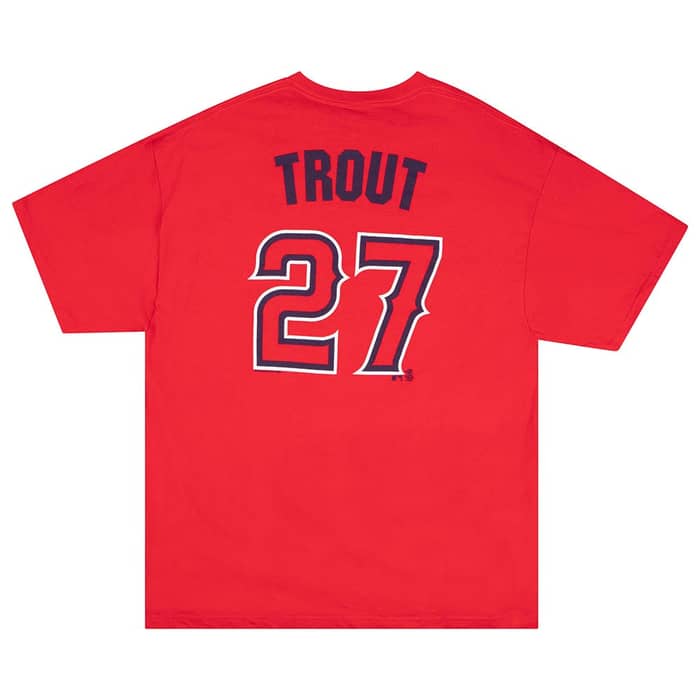 2011 LA Angels Trout #27 MLB Tee XXL