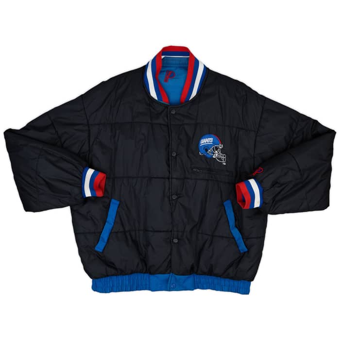 1990s New York Giants Pro Player Reversible Rain Coat - 5/10 - (XL)