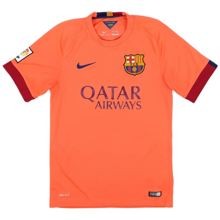 2014-15 Barcelona Away Shirt Messi #10 - 9/10 - (S)