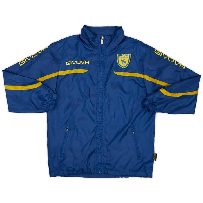 2018-19 Chievo Verona Givova Hooded Rain Jacket - 9/10 - (M)