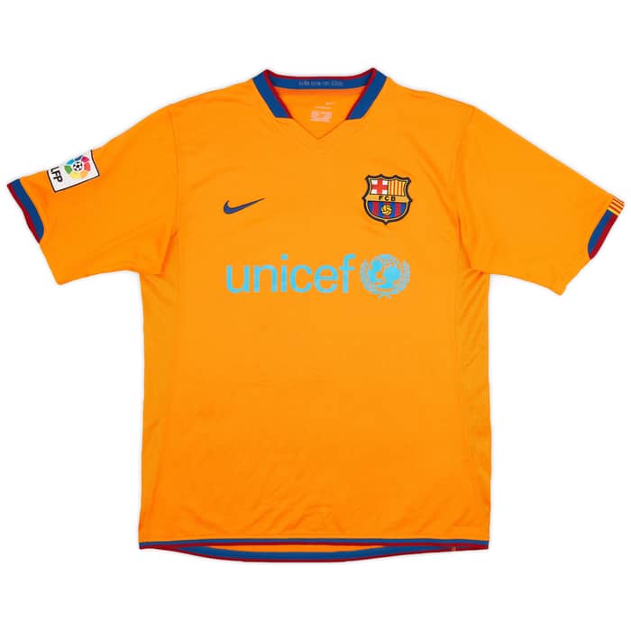 2006-08 Barcelona Away Shirt Messi #19 - 8/10 - (M)