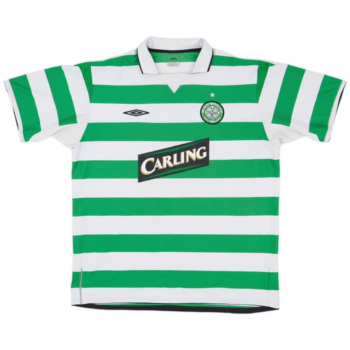 2004-05 Celtic Home Shirt Lambert #14 - 8/10 - (XXL)