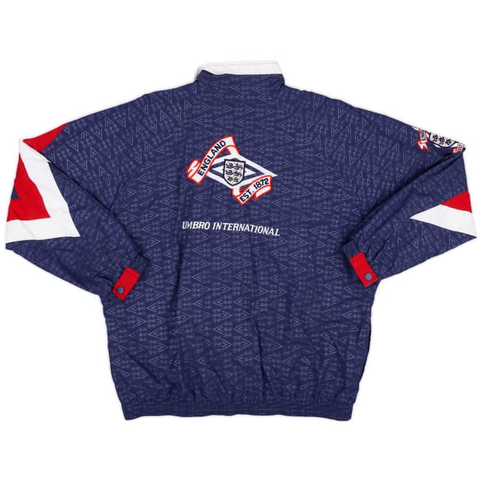 1990-92 England Umbro Track Jacket - 9/10 - (XL)