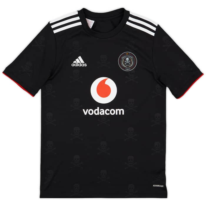 2021-22 Orlando Pirates Home Shirt - 9/10 - (L.Boys)