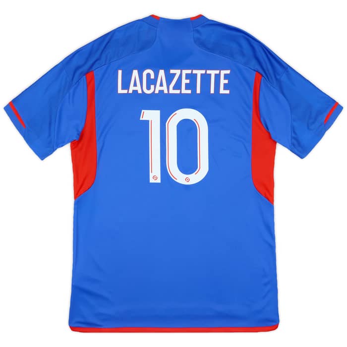 2023-24 Lyon Away Shirt Lacazette #10