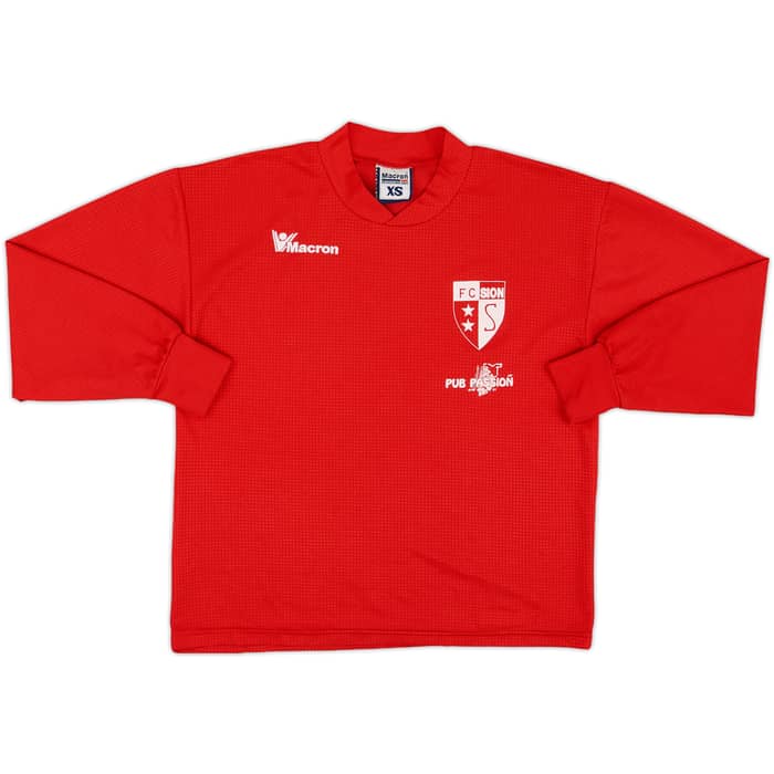 2005-06 FC Sion Macron Training L/S Shirt - 9/10 - (XS)