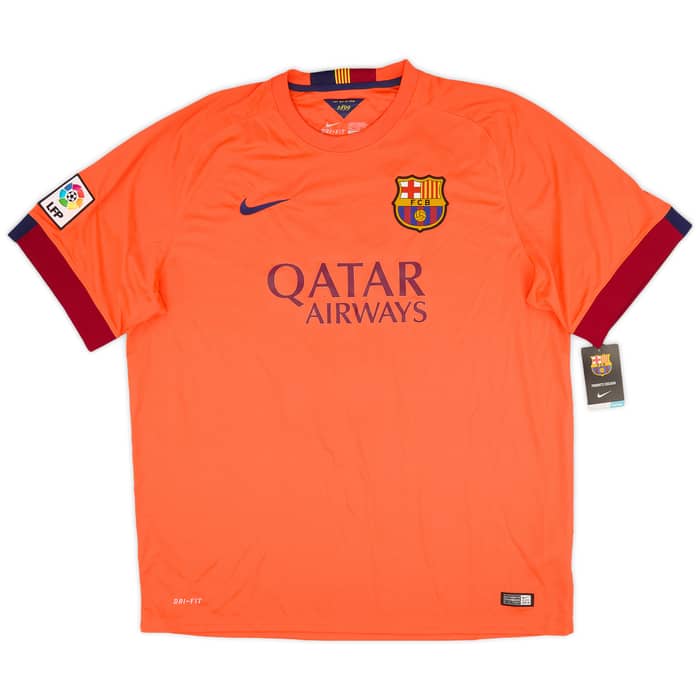 2014-15 Barcelona Away Shirt Iniesta #8 (XXL)