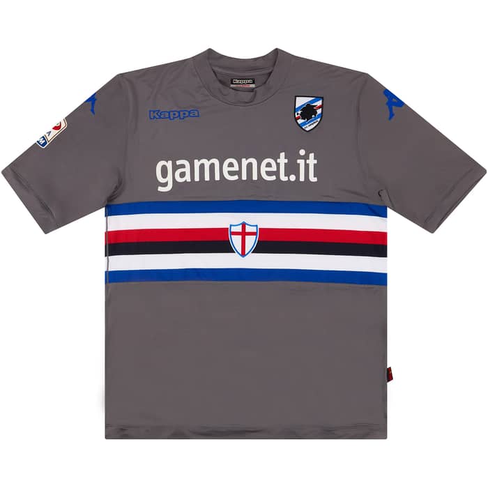 2013-14 Sampdoria Match Issue GK Shirt Da Costa #1