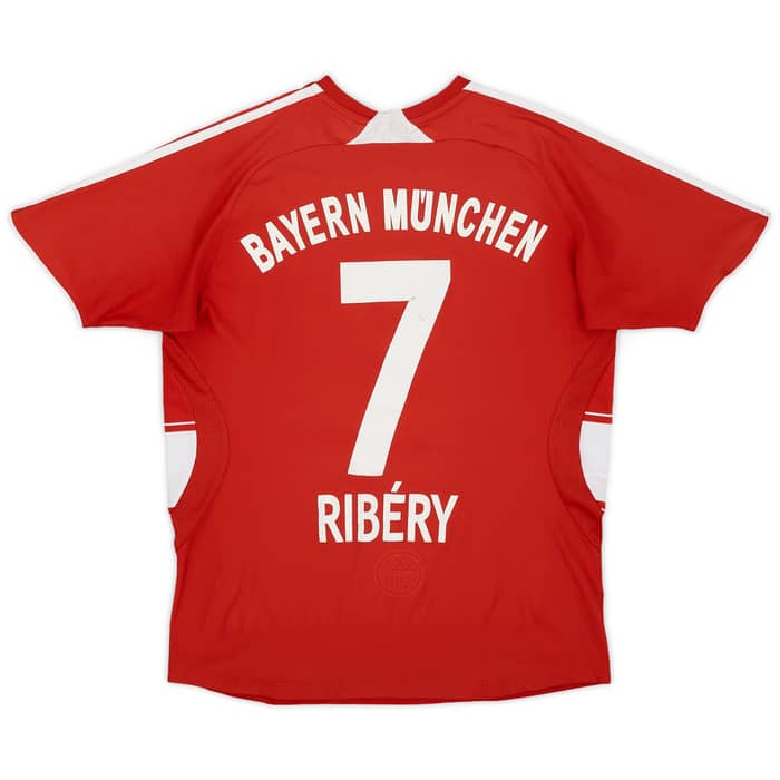 2007-08 Bayern Munich Home Shirt Ribery #7 - 6/10 - (L.Boys)