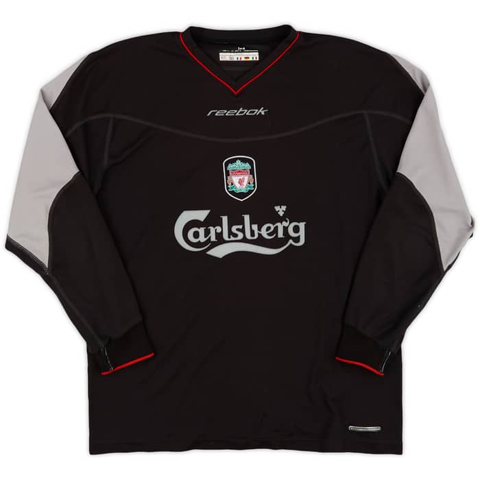 2002-04 Liverpool Away L/S Shirt Gerrard #17 - 6/10 - (M)