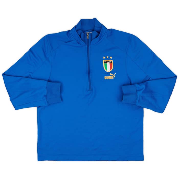 2004-06 Italy Puma 1/2 Zip Drill Top - 8/10 - (L)
