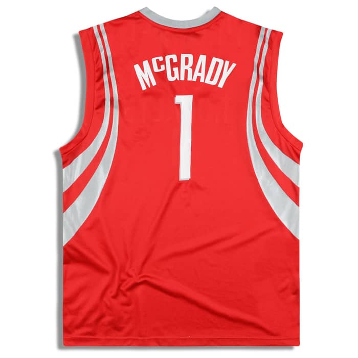 2006-10 Houston Rockets McGrady #1 adidas Jersey (Away) Y
