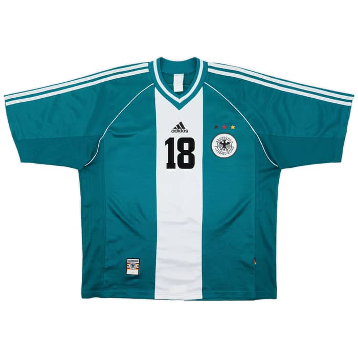 1998-00 Germany Away Shirt Klinsmann #18 - 8/10 - (XL)