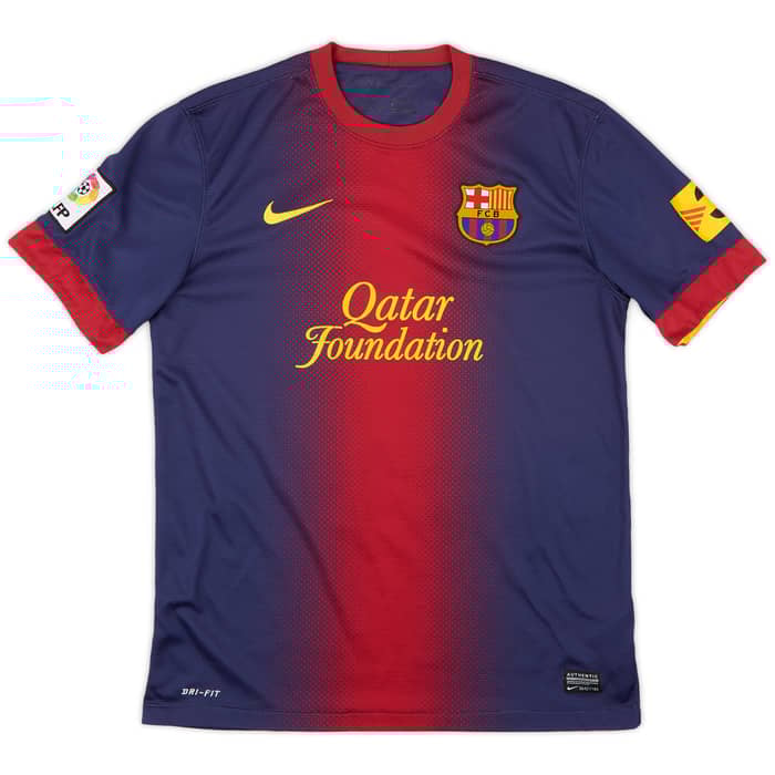 2012-13 Barcelona Home Shirt Messi #10 - 7/10 - (M)